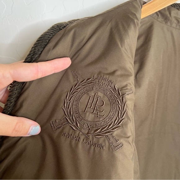 Ralph Lauren LRL Crest Hunting Plaid Shooting Reversible Vest - Picture 7 of 9